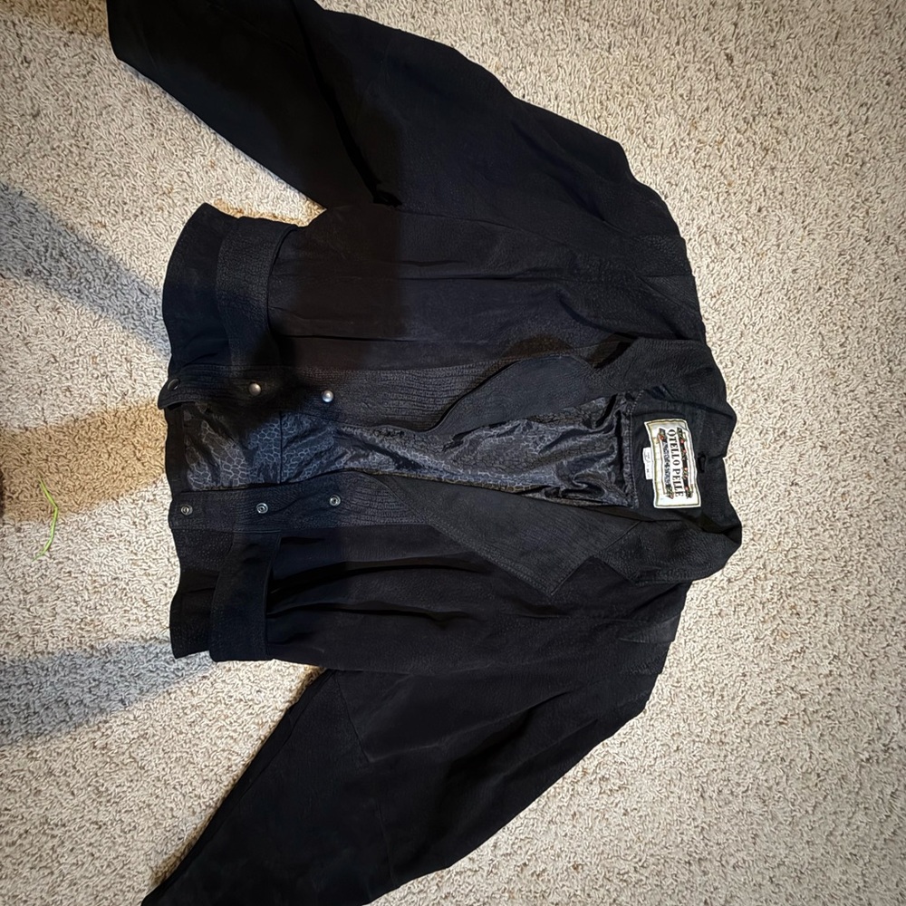 Vintage Black Leather Jacket